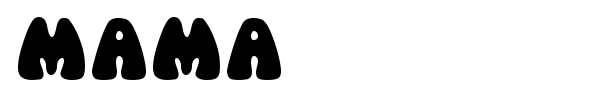Mama font preview